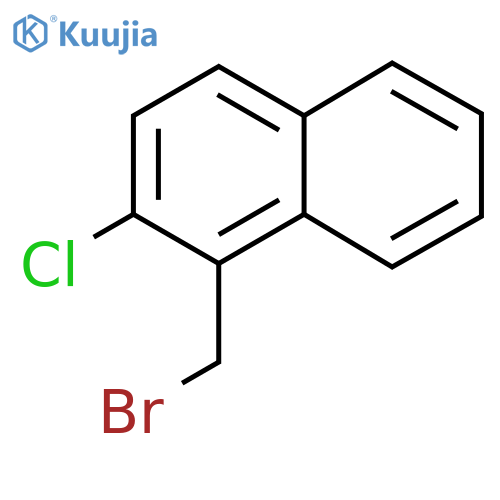 1-(Bromomethyl)-2-chloronaphthalene structure
