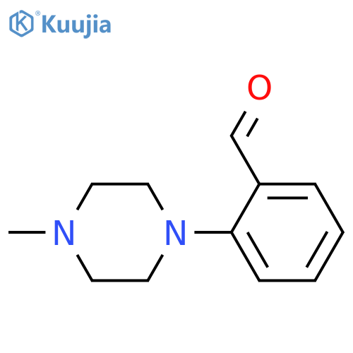 2-(4-Methylpiperazin-1-yl)benzaldehyde structure