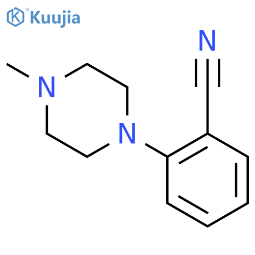 2-(4-Methylpiperazin-1-YL)benzonitrile structure