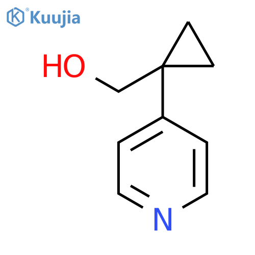 1-(pyridin-4-yl)cyclopropylmethanol structure