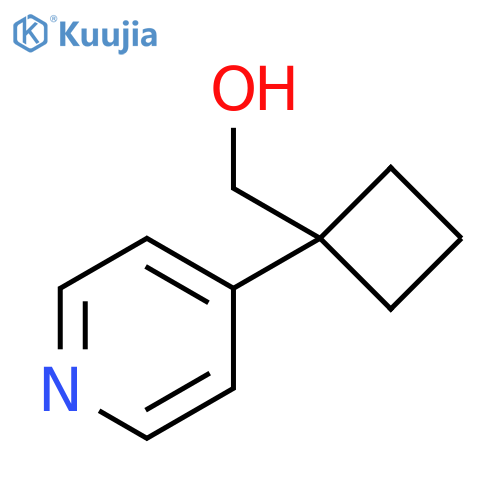 1-(pyridin-4-yl)cyclobutylmethanol structure