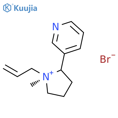 PYRROLIDINIUM, 1-METHYL-1-(2-PROPENYL)-2-(3-PYRIDINYL)-, BROMIDE, (S)- structure