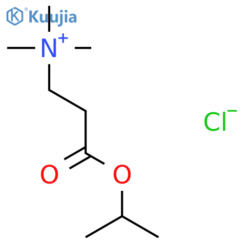 1-PROPANAMINIUM, N,N,N-TRIMETHYL-3-(1-METHYLETHOXY)-3-OXO-, CHLORIDE structure