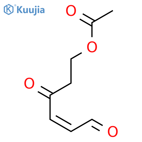 2-Hexenal, 6-(acetyloxy)-4-oxo-, (Z)- structure