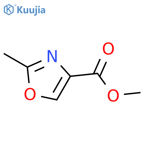 Methyl 2-methyloxazole-4-carboxylate structure