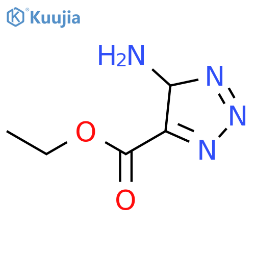 4H-1,2,3-Triazole-5-carboxylic acid, 4-amino-, ethyl ester structure