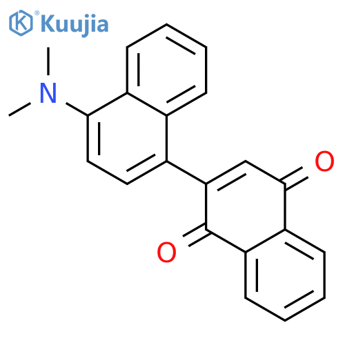[1,2'-Binaphthalene]-1',4'-dione,4-(dimethylamino)- structure