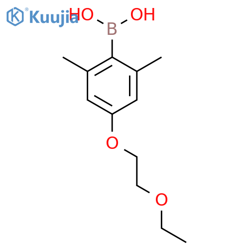 Boronic acid, [4-(2-ethoxyethoxy)-2,6-dimethylphenyl]- structure