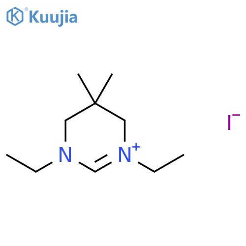 PYRIMIDINIUM, 1,3-DIETHYL-3,4,5,6-TETRAHYDRO-5,5-DIMETHYL-, IODIDE structure
