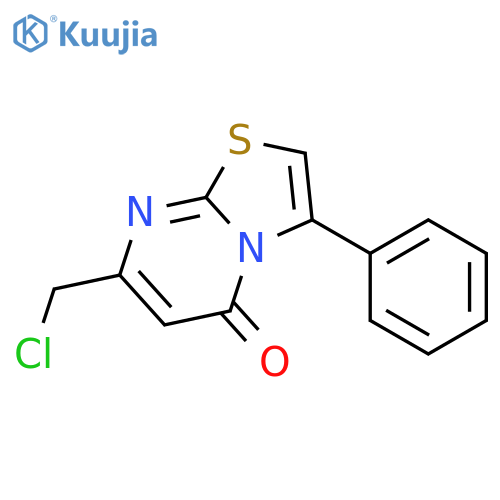 7-(Chloromethyl)-3-phenyl-5H-1,3thiazolo3,2-apyrimidin-5-one structure
