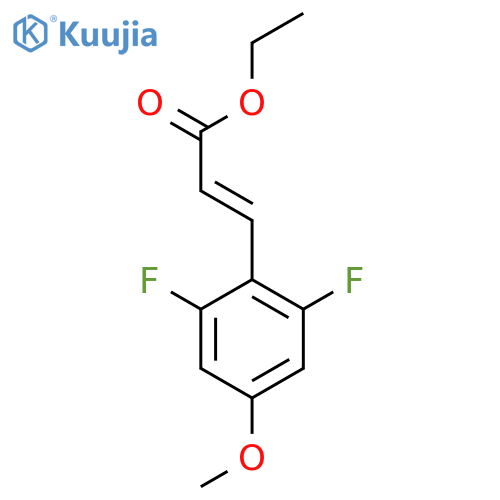 (2E)-3-(2,6-Difluoro-4-methoxyphenyl)-2-propenoic Acid Ethyl Ester structure