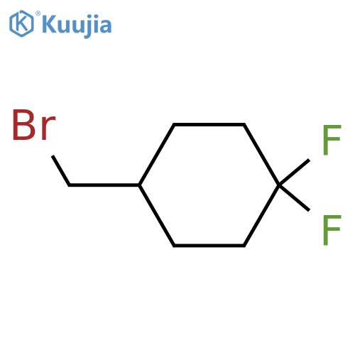 4-(Bromomethyl)-1,1-difluorocyclohexane structure