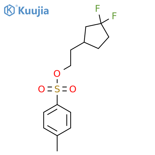 2-(3,3-Difluorocyclopentyl)ethyl 4-methylbenzene-1-sulfonate structure