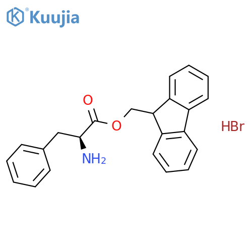 L-PHENYLALANINE, 9H-FLUOREN-9-YLMETHYL ESTER, HYDROBROMIDE structure