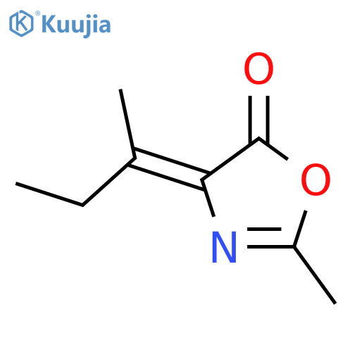 5(4H)-Oxazolone,2-methyl-4-(1-methylpropylidene)-, (E)- (9CI) structure