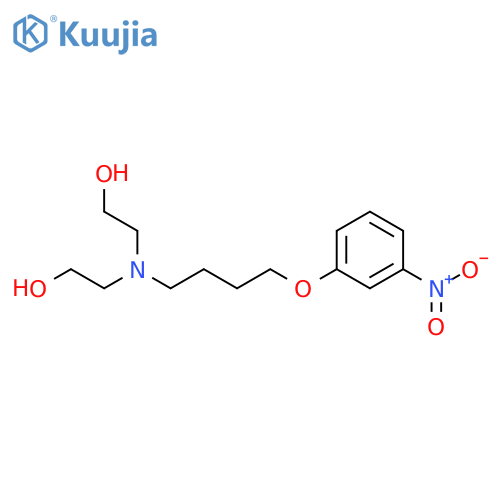 Ethanol, 2,2'-[[4-(3-nitrophenoxy)butyl]imino]bis- structure