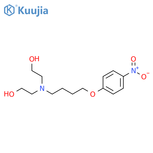 Ethanol, 2,2'-[[4-(4-nitrophenoxy)butyl]imino]bis- structure
