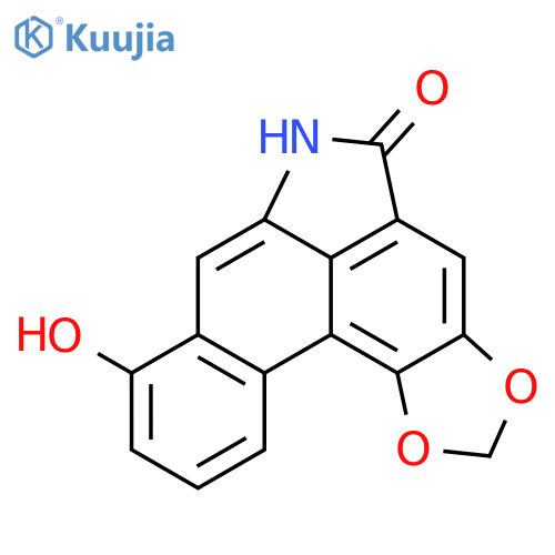 8-hydroxy[1,3]benzodioxolo[6,5,4-cd]benzo[f]indol-5(6H)-one structure