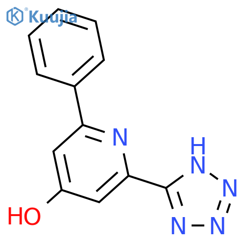 4-Pyridinol, 2-phenyl-6-(1H-tetrazol-5-yl)- structure