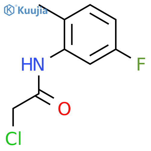 2-Chloro-N-(5-fluoro-2-methylphenyl)acetamide structure