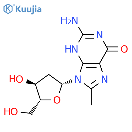 Guanosine, 2'-deoxy-8-methyl- structure