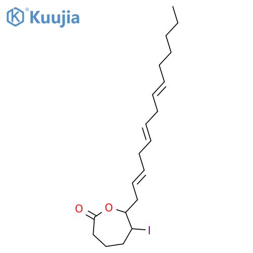 2-Oxepanone, 6-iodo-7-(2,5,8-tetradecatrienyl)- structure