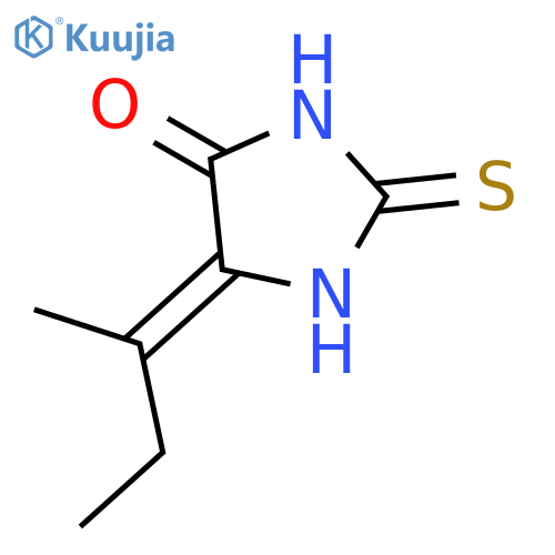 4-Imidazolidinone,5-(1-methylpropylidene)-2-thioxo- structure