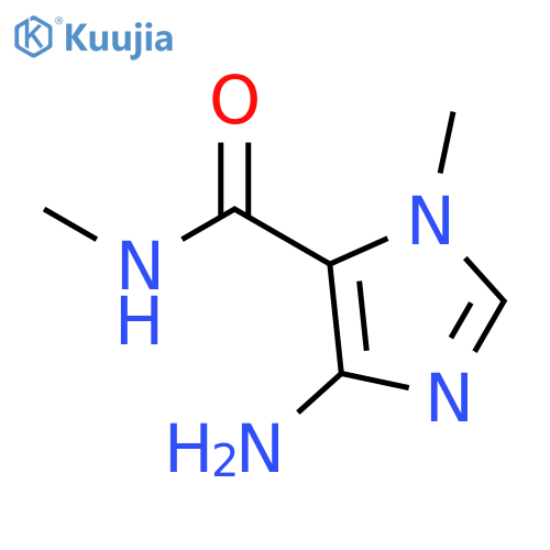 4-Amino-N,1-dimethyl-5-imidazolecarboxamide structure