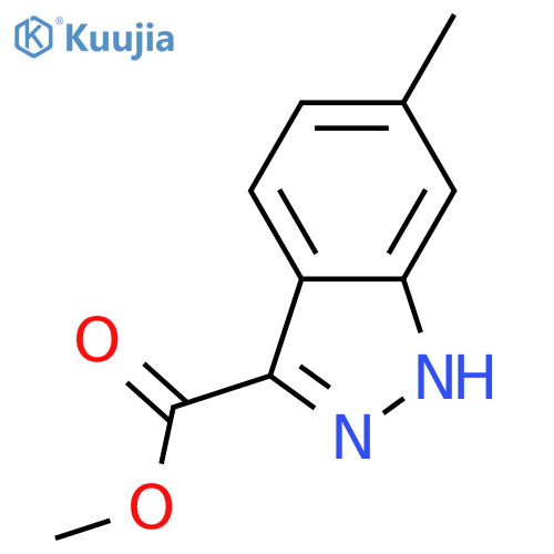 Methyl 6-methyl-1H-indazole-3-carboxylate structure