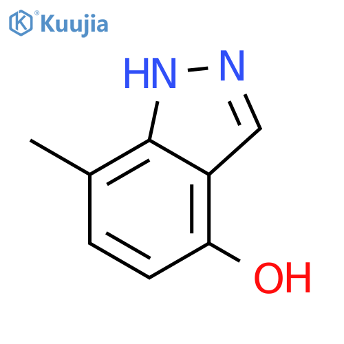 4-HYDROXY-7-METHYL (1H)INDAZOLE structure