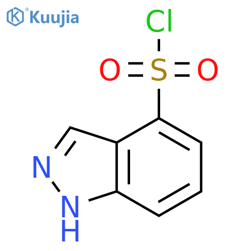1H-Indazole-4-sulfonyl chloride structure