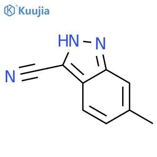 6-methyl-1H-indazole-3-carbonitrile structure
