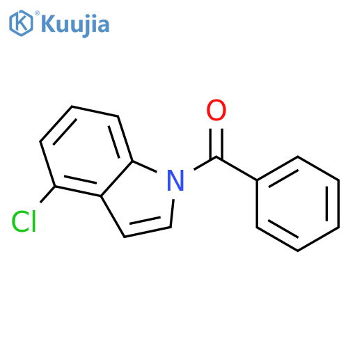 (4-Chloro-1H-indol-1-yl)(phenyl)methanone structure