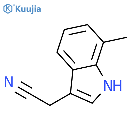 2-(7-Methyl-1h-indol-3-yl)acetonitrile structure
