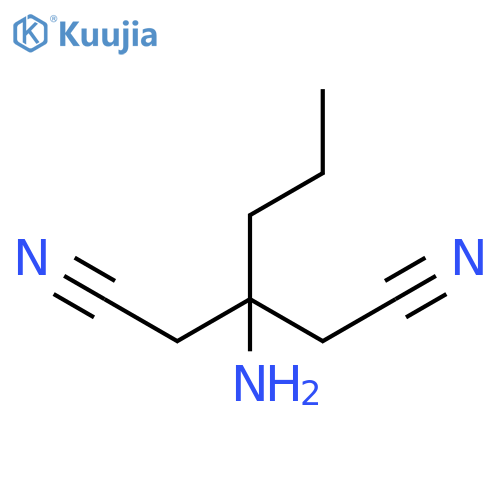 Pentanedinitrile,3-amino-3-propyl- structure