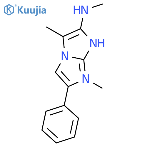 1H-Imidazo[1,2-a]imidazol-6-amine, N,1,5-trimethyl-2-phenyl- structure