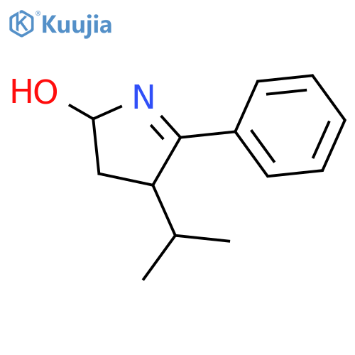 2H-PYRROL-2-OL, 3,4-DIHYDRO-4-(1-METHYLETHYL)-5-PHENYL- structure