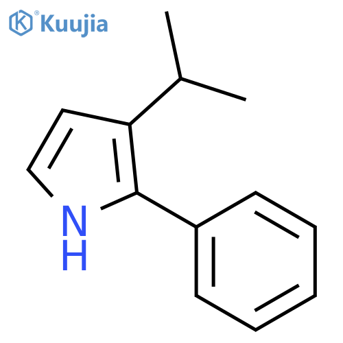 1H-Pyrrole, 3-(1-methylethyl)-2-phenyl- structure
