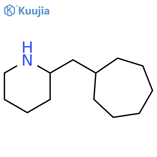 2-(cycloheptylmethyl)piperidine structure