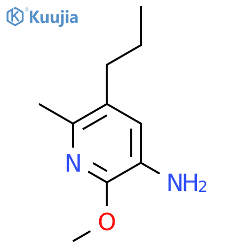 3-PYRIDINAMINE, 2-METHOXY-6-METHYL-5-PROPYL- structure
