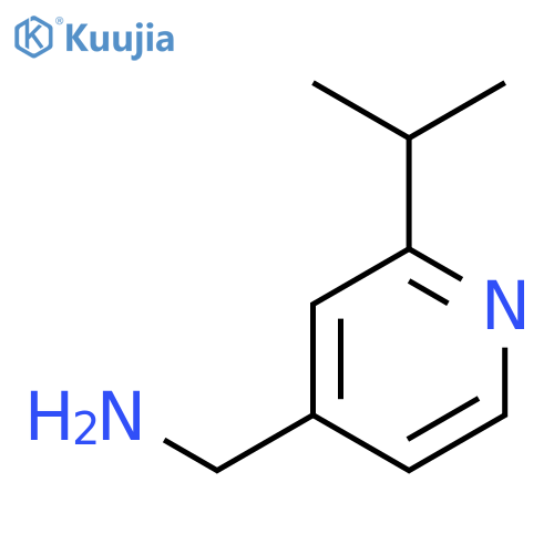 2-(1-methylethyl)-4-Pyridinemethanamine structure
