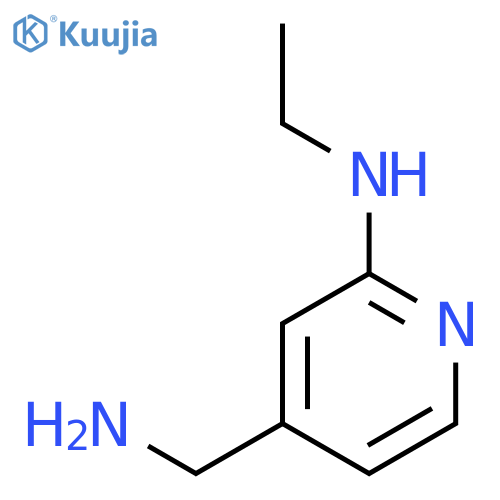 2-(ethylamino)-4-Pyridinemethanamine structure