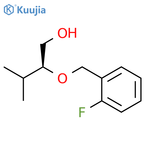 1-BUTANOL, 2-[(2-FLUOROPHENYL)METHOXY]-3-METHYL-, (2S)- structure
