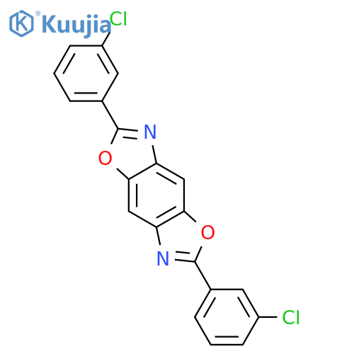 BENZO[1,2-D:4,5-D']BISOXAZOLE, 2,6-BIS(3-CHLOROPHENYL)- structure