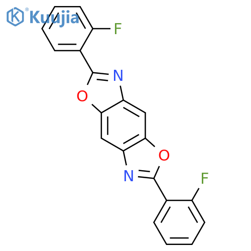 Benzo[1,2-d:4,5-d']bisoxazole, 2,6-bis(2-fluorophenyl)- structure