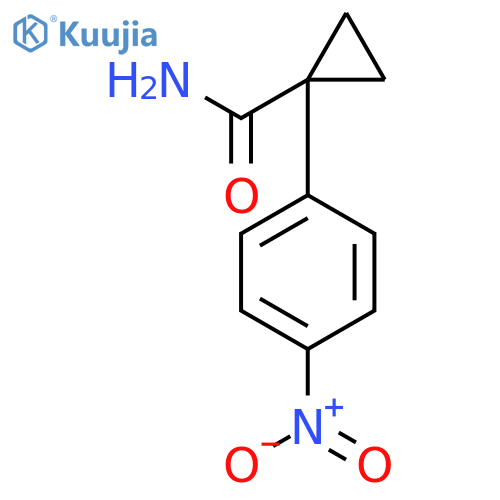 1-(4-Nitrophenyl)cyclopropanecarboxamide structure
