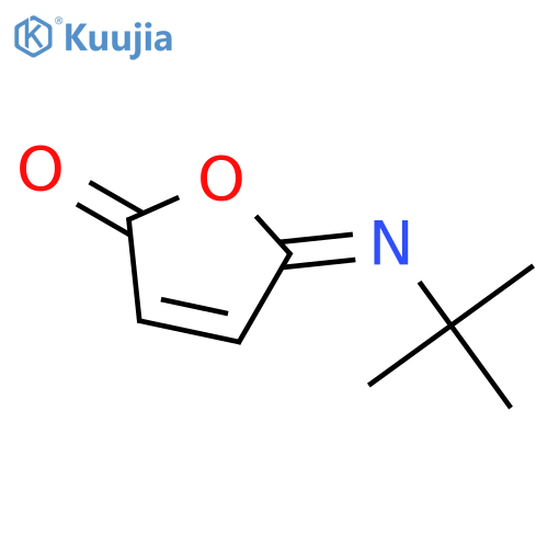 2(5H)-Furanone, 5-[(1,1-dimethylethyl)imino]-, (Z)- structure
