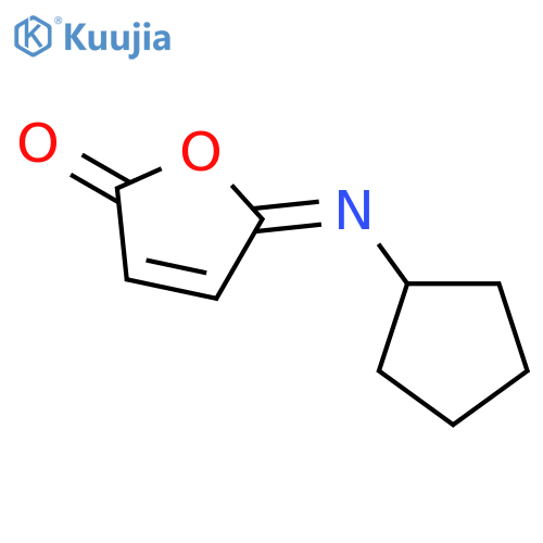 2(5H)-FURANONE, 5-(CYCLOPENTYLIMINO)-, (Z)- structure