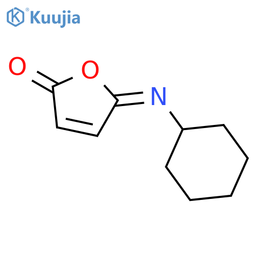 2(5H)-Furanone, 5-(cyclohexylimino)-, (Z)- structure
