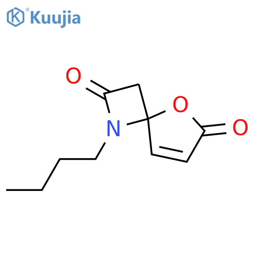 5-Oxa-1-azaspiro[3.4]oct-7-ene-2,6-dione, 1-butyl- structure
